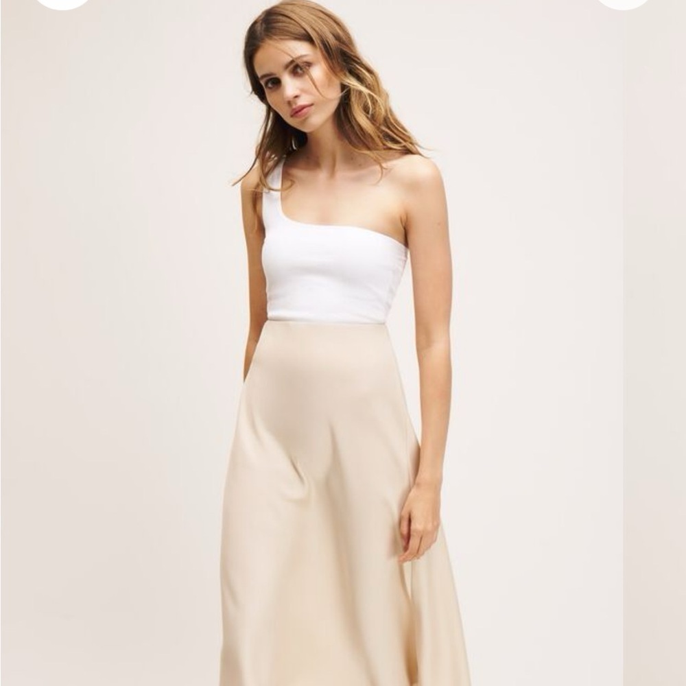 Dynamite One Shoulder Ribbed Tank Top